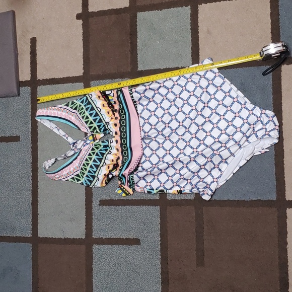 Summer Mae 🆕 Deep V-Neck Low Back Swimsuit 3XL - Picture 16 of 16